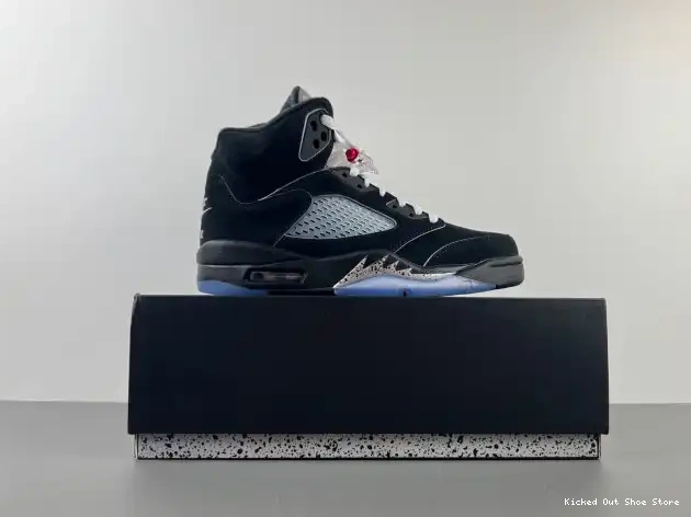 Kick Theory 5 Black Jordan Air Metallic HF3975-001 Reimagined 0605